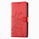 Avizar Étui Portefeuille pour Honor 600 Motif Floral avec Support Video Conception sur mesure parfaitement ajustée aux dimensions du Honor 600, laissant un accès libre à tous les boutons et ports de connectique.