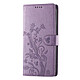 Avizar Étui Portefeuille pour Honor 600 Motif Floral avec Support Video - Cet étui de protection intégrale est conçu sur mesure pour sécuriser idéalement l'intégralité de votre Honor 600 contre les chocs