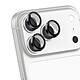 Blue Star Protection d'Objectif Caméra pour iPhone 17 Pro / 17 Pro Max avec Applicateur Noir / Transparent Spécifiquement conçu pour l'iPhone 17 Pro / 17 Pro Max, ce lot d'anneaux individuels s'ajuste sur chaque objectif photo pour une protection sur mesure et efficace