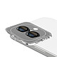 Blue Star Protection d'Objectif Caméra pour iPhone 17 avec Applicateur Noir / Transparent pas cher