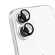 Blue Star Protection d'Objectif Caméra pour iPhone 17 avec Applicateur Noir / Transparent Spécifiquement conçu pour l'iPhone 17, ce lot d'anneaux individuels s'ajuste sur chaque objectif photo pour une protection sur mesure et efficace