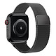 Decoded Bracelet Milanais pour Apple Watch 44 / 45 / 46 / 49mm en Acier Inoxydable Noir Compatibilité parfaite avec les modèles Apple Watch 44/45/46/49mm pour sintégrer harmonieusement à votre appareil au quotidien