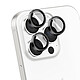 Blue Star Protection d'Objectif Caméra pour iPhone 16 Pro / 16 Pro Max avec Applicateur Noir / Transparent Spécifiquement conçu pour l'iPhone 16 Pro / 16 Pro Max, ce lot d'anneaux individuels s'ajuste sur chaque objectif photo pour une protection sur mesure et efficace