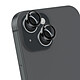 Blue Star Protection d'Objectif Caméra pour iPhone 15 / 15 Plus avec Applicateur Noir / Transparent Spécifiquement conçu pour l'iPhone 15 / 15 Plus, ce lot d'anneaux individuels s'ajuste sur chaque objectif photo pour une protection sur mesure et efficace