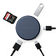 Acheter Satechi Hub Multiport 5-en-1 USB-C vers HDMI / USB-A / 2 USB-C / Carte SD Modèle OntheGo Bleu