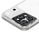 Blue Star Protection d'Objectif Caméra pour iPhone 17 Pro / 17 Pro Max avec Applicateur Noir / Transparent pas cher