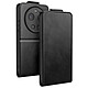 Avizar Étui Clapet Vertical pour Xiaomi 17 Ultra avec Porte-carte et Support Vidéo Étui à clapet vertical noir pour Xiaomi 17 Ultra avec finition effet cuir sobre