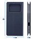 Dux Ducis Étui pour Honor 600 Pro Série Skin Pro avec Porte-Cartes et Support Bleu nuit pas cher