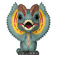 Jurassic Park - Pack 2 figurines Bitty POP! Tyrannosaurus Fossil & Dilophosaurus 2 cm pas cher