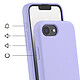Avis Avizar Coque pour iPhone 16e en Silicone avec Cordon en Nylon Tressé Ajustable
