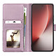 Mayaxess Étui Portefeuille 2 en 1 pour Honor Magic 8 Lite avec Coque Détachable Rose champagne pas cher