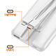Acheter LinQ PowerBank 10000mAh 22.5W avec Câbles Intégrés Lightning / USB-C et Écran LED Blanc