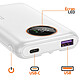 Avis LinQ PowerBank 10000mAh 22.5W avec Câbles Intégrés Lightning / USB-C et Écran LED Blanc