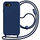 Avizar Coque pour iPhone 16e en Silicone avec Cordon en Nylon Tressé Ajustable - Coque antichoc conçue pour protéger efficacement l'iPhone 16e contre les chutes et impacts grâce à sa structure silicone