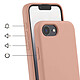 Avis Avizar Coque pour iPhone 16e en Silicone avec Cordon en Nylon Tressé Ajustable