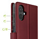 Acheter Mayaxess Étui Portefeuille 2 en 1 pour Galaxy A07 avec Coque Détachable Bordeaux