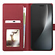 Mayaxess Étui Portefeuille 2 en 1 pour Honor Magic 8 Pro avec Coque Détachable Bordeaux pas cher