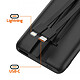 Acheter LinQ PowerBank 10000mAh 22.5W avec Câbles Intégrés Lightning / USB-C et Écran LED Noir