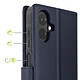 Acheter Mayaxess Étui Portefeuille 2 en 1 pour Galaxy A07 avec Coque Détachable Bleu nuit