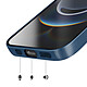 Acheter Avizar Coque Magsafe pour iPhone 16e avec Protection Caméra en Verre Trempé