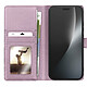 Mayaxess Étui Portefeuille 2 en 1 pour Honor Magic 8 Pro avec Coque Détachable Rose champagne pas cher