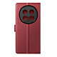 Mayaxess Étui Portefeuille 2 en 1 pour Honor Magic 8 Pro avec Coque Détachable Bordeaux - Étui de protection 2-en-1, spécialement conçu pour sadapter à votre Honor Magic 8 Pro