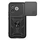 Mayaxess Coque pour Honor 600 Lite avec Cache Caméra Coulissante et Bague Magnétique Noir Cette coque hybride noire pour Honor 600 Lite absorbe les chocs du quotidien