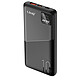 LinQ PowerBank 10000mAh 22.5W Power Delivery USB-C / USB-A avec Écran LED Noir Batterie de secours d'une grande capacité de 10000mAh, idéale pour prolonger l'autonomie de vos appareils lors de vos longues journées