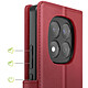 Acheter Mayaxess Étui Portefeuille 2 en 1 pour Redmi Note 15 Pro 4G avec Coque Détachable Bordeaux