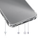Avizar Coque pour Honor 600 Lite Antichoc à Coins Bumper avec Verre Trempé pas cher
