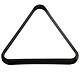 De Faugères Triangle de Billard en Plastique Compatible avec les Billes de 50.8mm Noir Compatible avec les billes de 50.8?mm, ce triangle en PVC convient à la fois pour les jeux de billard américain et les jeux de billard anglais et permet une mise en plac