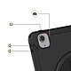 Avis Avizar Coque pour iPad Air 13" M4 Blindée avec Sangle et Béquille de Support Rotative