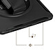 Acheter Avizar Coque pour iPad Air 13" M4 Blindée avec Sangle et Béquille de Support Rotative