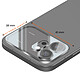 Avizar Lot de 2 Protection Caméra Arrière pour Honor 600 en Verre Trempé Incurvé 3D pas cher