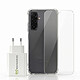 Avizar Pack Accessoires Coque Verre et Chargeur pour Samsung Galaxy A17 Ce pack d'accessoires complet de protection est conçu sur mesure pour équiper le Samsung Galaxy A17