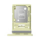 Clappio Tiroir SIM pour Samsung Galaxy A35 Emplacement Hybride - Pièce de rechange parfaitement compatible avec le Samsung Galaxy A35 pour restaurer l'usage de vos cartes.