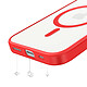 Acheter Zanaé Coque MagSafe pour iPhone 16e avec Contour Souple et Caméra Surélevée Rouge