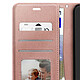 Mayaxess Étui Portefeuille pour Xiaomi 17T avec Dragonne et Fonction Support Rose gold pas cher