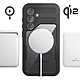 Shellbox Coque MagSafe Étanche pour Galaxy S25 Intégrale Antichoc Noir pas cher