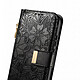 Acheter Avizar Étui Portefeuille pour Galaxy A56 Motif Floral avec Poche Zippée Intégrée