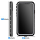 Shellbox Coque Intégrale 360° pour iPhone 11 Étanche IP68 avec Protège Écran Noir pas cher