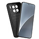 Avizar Coque pour Xiaomi 15 Texturé Effet Carbone en Silicone pas cher