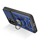 Mayaxess Coque pour Samsung Galaxy A17 Antichocs MIL-STD 810G avec Anneau Support Bleu nuit pas cher