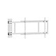 KIMEX 018-8066 Support mural TV motorisé 32''- 75'', blanc - Pivotant 170°
