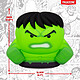 Acheter Marvel Universe - Lampe SquishyGlo Hulk Rechargeable 15 cm