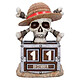 One Piece - Calendrier perpétuel Luffy Jolly Roger 16 cm Calendrier One Piece perpétuel Luffy Jolly Roger 16 cm.