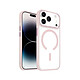 Jaym Coque Bumper pour iPhone 17 Pro Compatible MagSafe avec Contour Renforcé Rose - Cette coque a été conçue exclusivement pour épouser les lignes de votre iPhone 17 Pro avec ses découpes précises