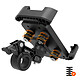 Acheter LinQ Support de Guidon Moto / VTT avec 4 Amortisseurs et Verrouillage Automatique Noir