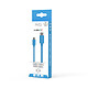 Jaym Câble USB-C vers USB-C PD 60W 3A Charge et Synchronisation Collection POP 1.5m Bleu pas cher