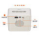 Avis LinQ Mini Enceinte Bluetooth Nomade 5W / RGB / Radio FM / USB / Micro-SD / Cordon Blanc